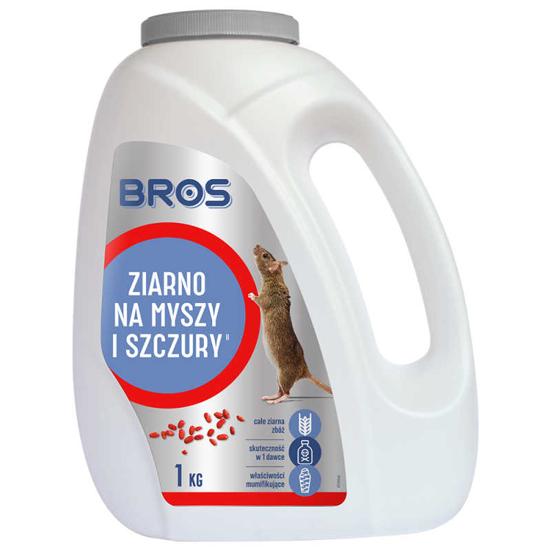 Ziarno na Myszy i Szczury 1kg BROS