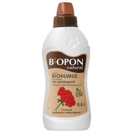 Biohumus do Pelargonii i Innych Roślin Balkonowych 0,5L BIOPON