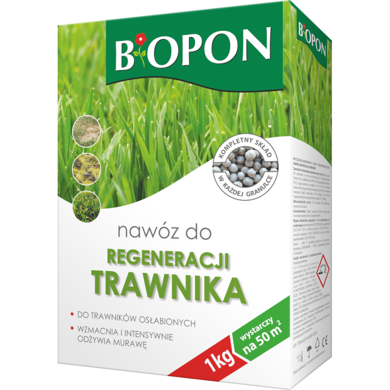 Nawóz do Regeneracji Trawnika 1kg BIOPON