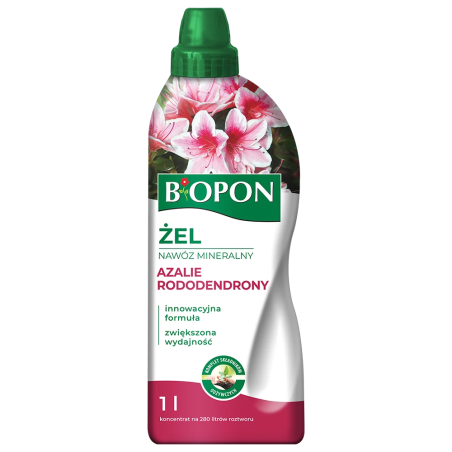 Nawóz do Rododendronów, Azali i Różaneczników w Żelu 1L BIOPON