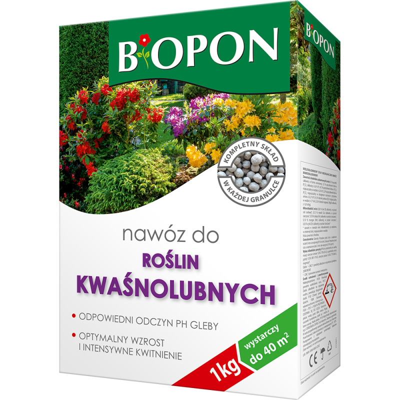 Nawóz do Roślin Kwaśnolubnych 1kg BIOPON