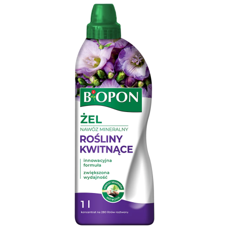 Nawóz do Roślin Kwitnących w Żelu 1L BIOPON