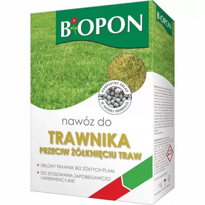 Nawóz do Trawnika Przeciw Żółknięciu 5kg BIOPON