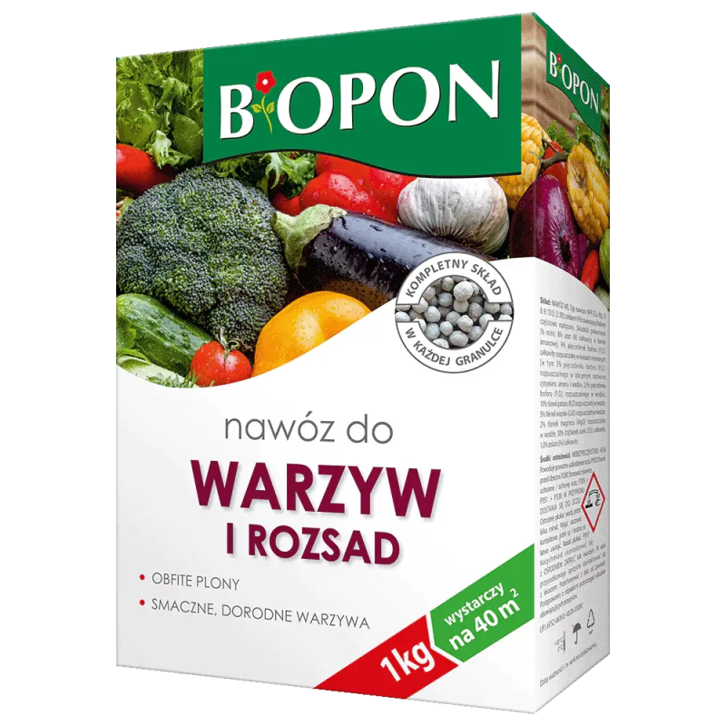 Nawóz do Warzyw i Rozsad 1kg BIOPON