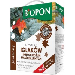 Nawóz Jesienny do Iglaków i Innych Roślin Kwaśnolubnych 3kg BIOPON