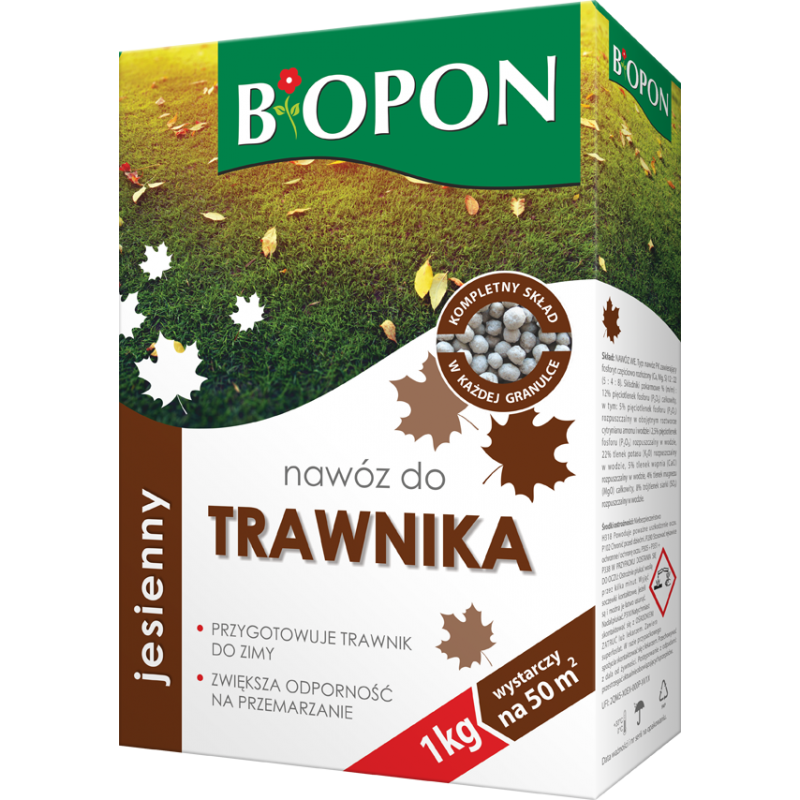 Nawóz Jesienny do Trawnika 1kg BIOPON