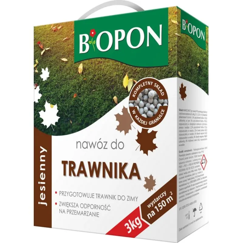 Nawóz Jesienny do Trawnika 3kg BIOPON