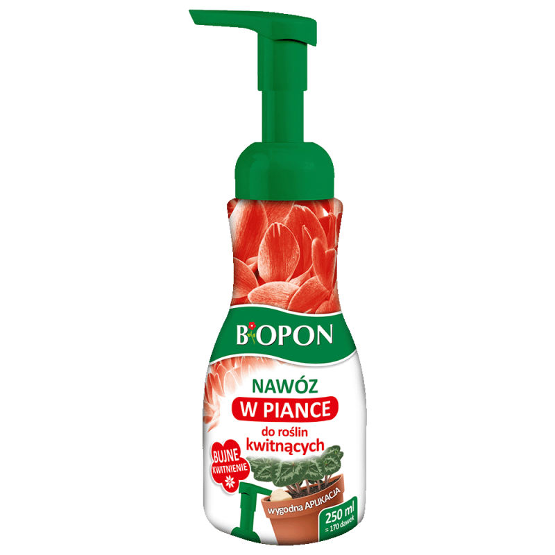 Nawóz w Piance do Roślin Kwitnących 250ml BIOPON
