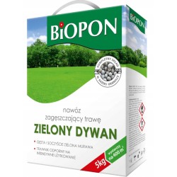 Nawóz Zagęszczający Trawę Zielony Dywan 5kg BIOPON