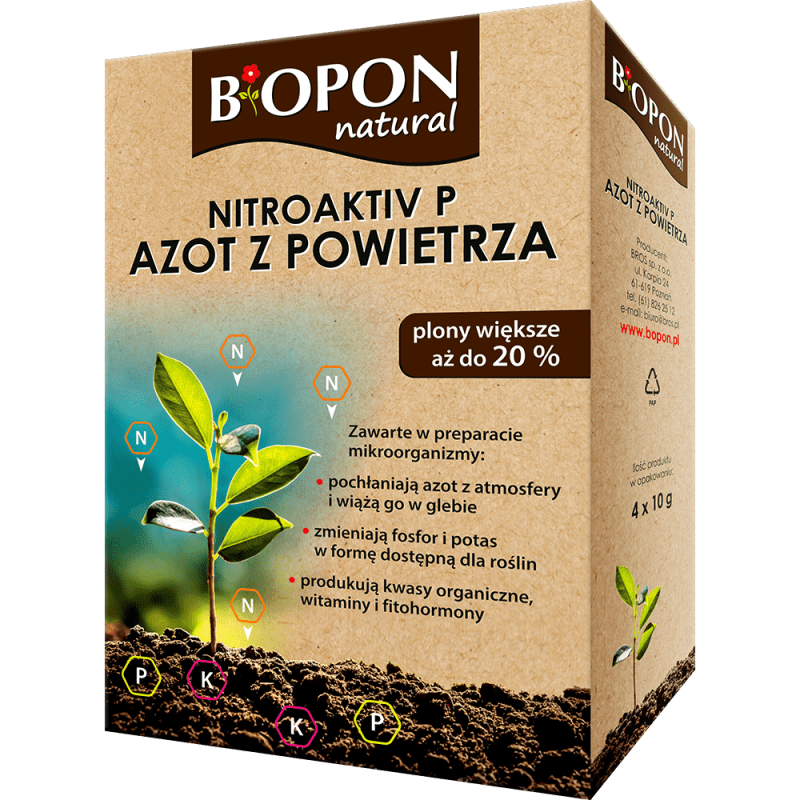 Nitroaktiv P Azot z Powietrza 40g BIOPON