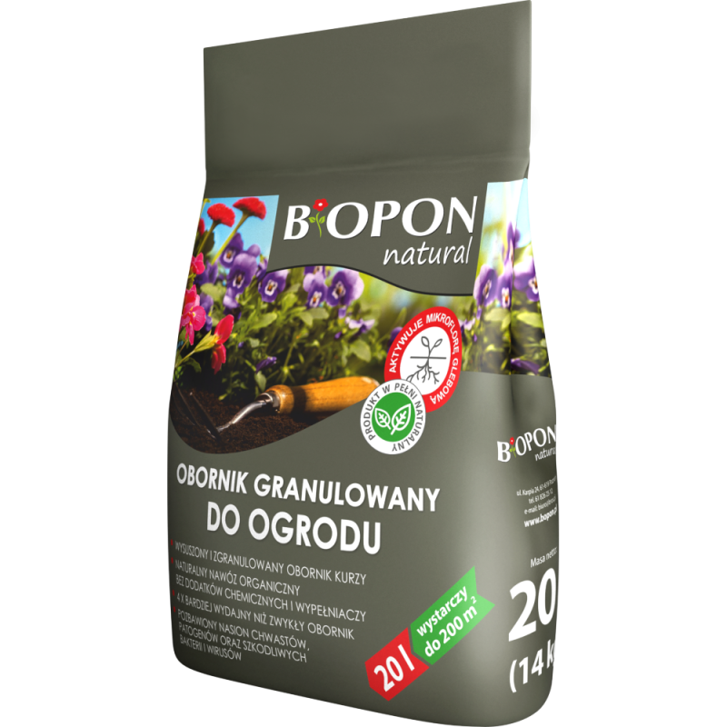 Obornik Granulowany Do Ogrodu 20L BIOPON
