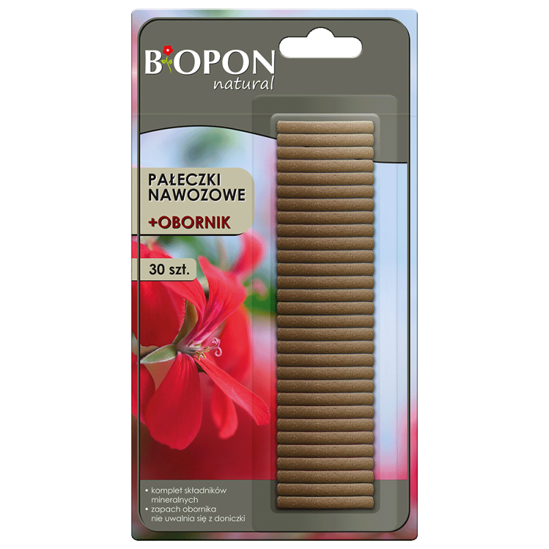 Pałeczki Nawozowe 30 szt. + Obornik BIOPON