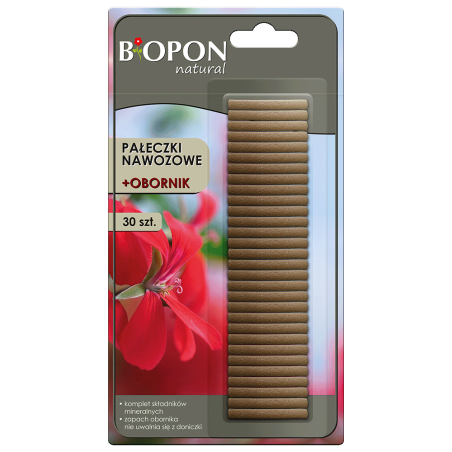 Pałeczki Nawozowe 30 szt. + Obornik BIOPON