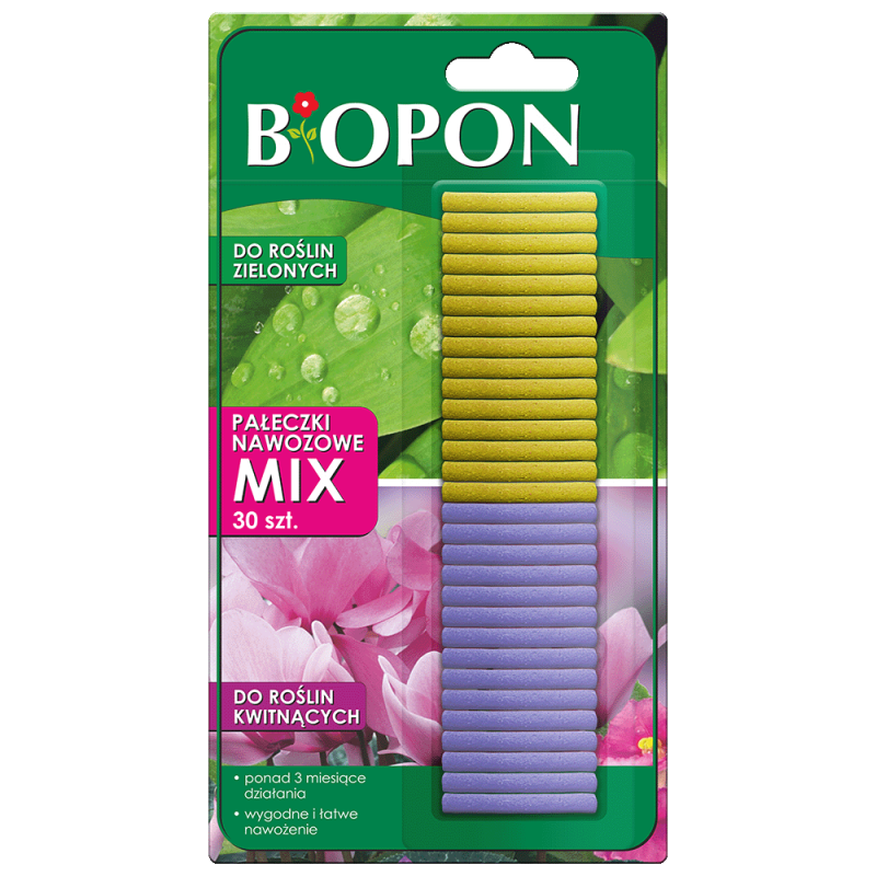 Pałeczki Nawozowe MIX 30 szt. BIOPON