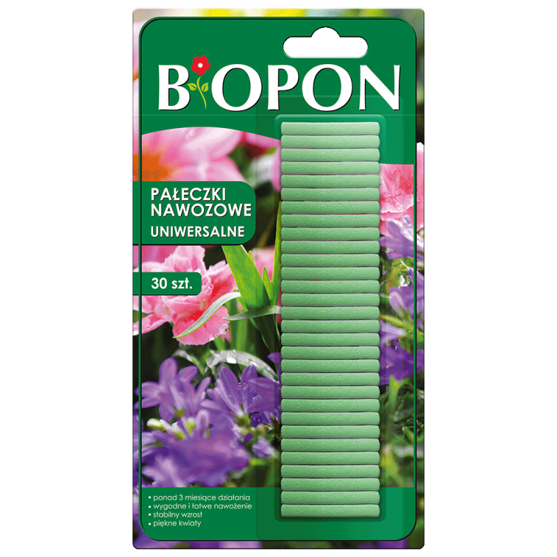 Pałeczki Nawozowe Uniwersalne 30 szt. BIOPON