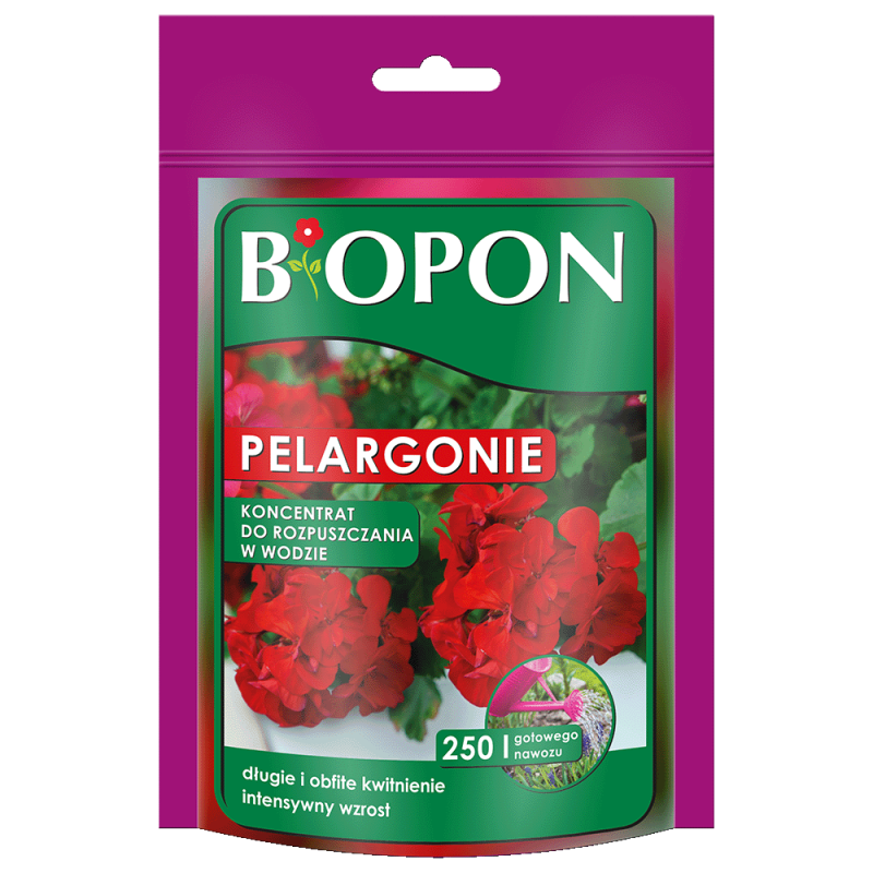 Koncentrat do Rozpuszczenia w Wodzie do Pelargonii 250g BIOPON