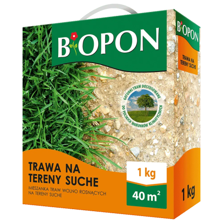 Trawa na Tereny Suche 1kg BIOPON
