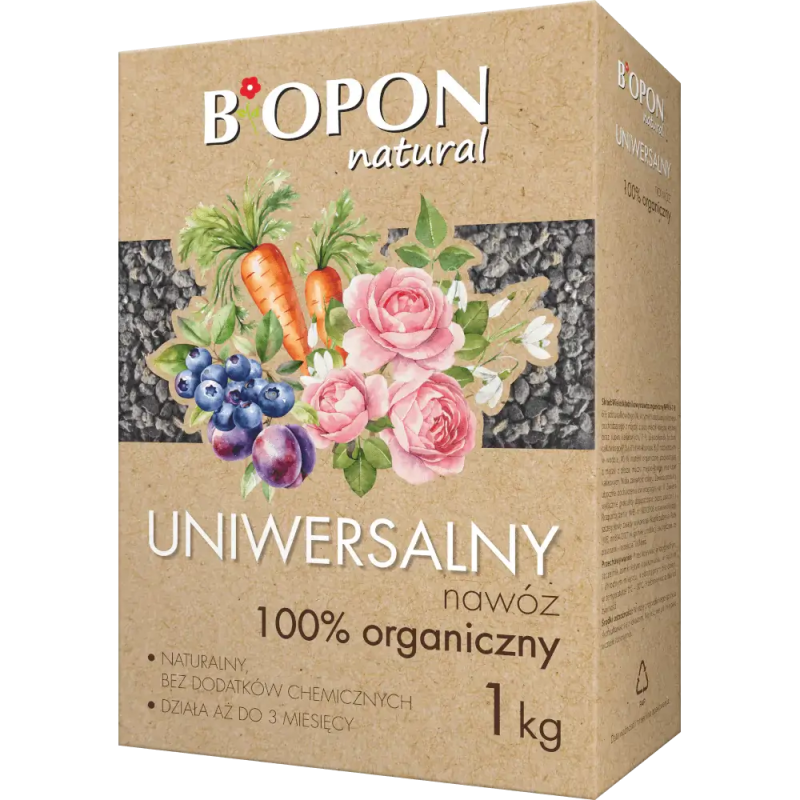 Nawóz 100% Organiczny Uniwersalny 1kg BIOPON