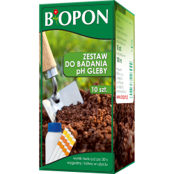 Zestaw do Badania pH Gleby (10 szt. + 100ml) BIOPON