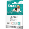 Herbal - Krople na Pchły i Kleszcze dla Średnich Psów HAPPS
