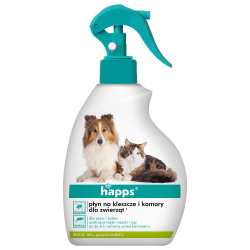 Płyn na Kleszcze i Komary dla Zwierząt 200ml HAPPS