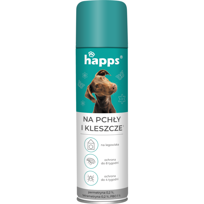 Spray na Pchły i Kleszcze 250ml HAPPS