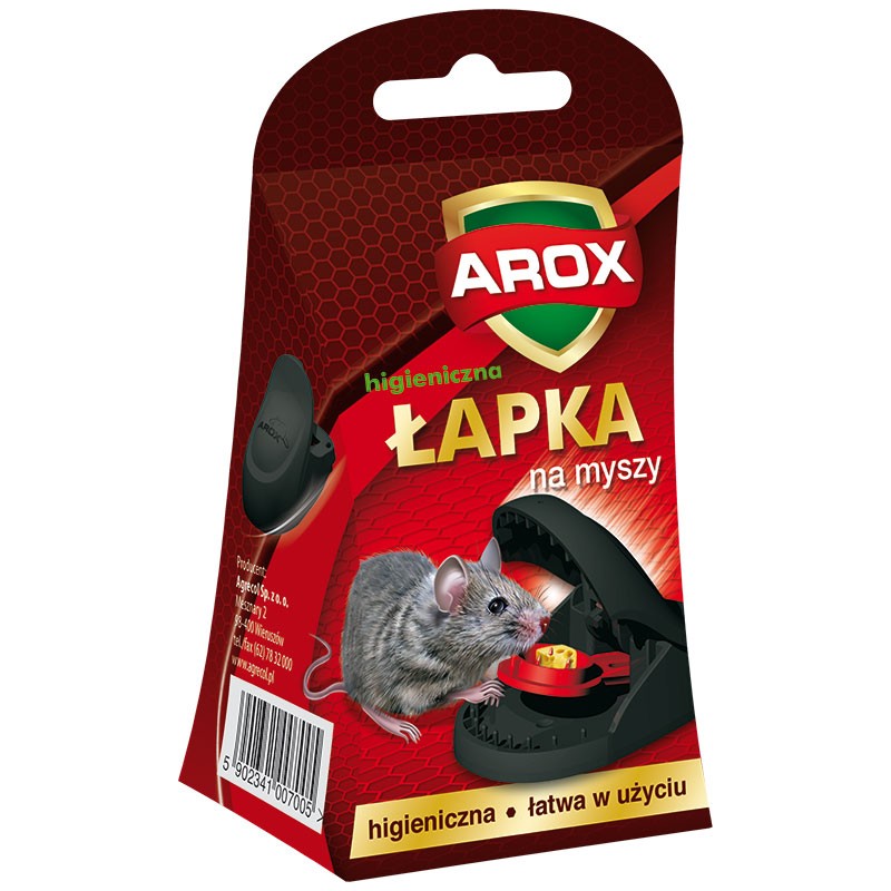 Higieniczna Łapka na Myszy 1 szt. Arox