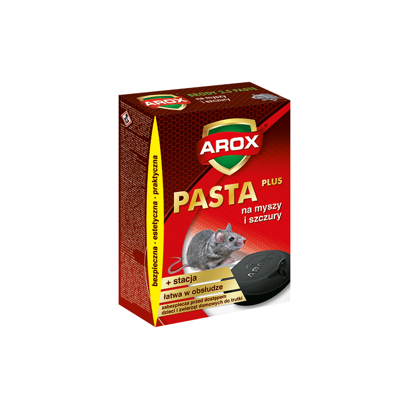 Pasta 100g + Stacja Deratyzacyjna na Gryzonie Arox