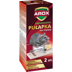 Drewniana Pułapka na Myszy 2 szt. Arox