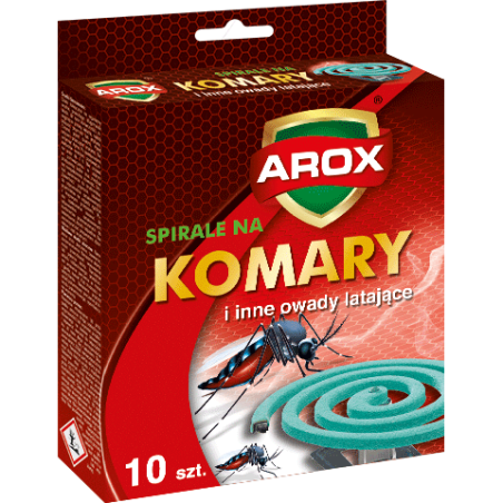 Spirale na Komary i Inne Owady Latające 10 szt. Arox