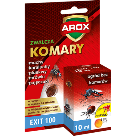 Exit 100 na Komary i Owady Biegające 10ml Arox
