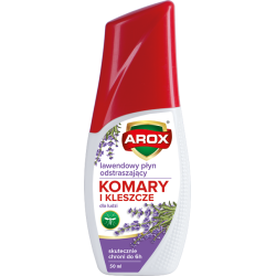 Płyn na Komary i Kleszcze Lawendowy 50ml Arox