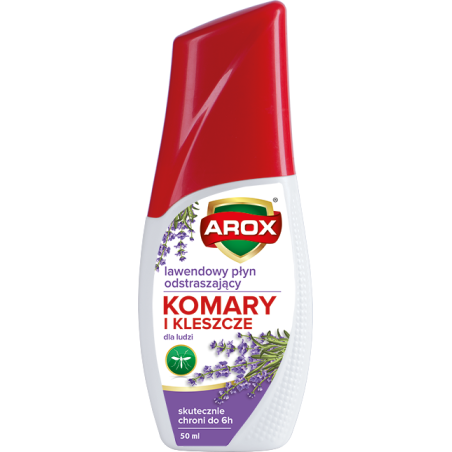 Płyn na Komary i Kleszcze Lawendowy 50ml Arox