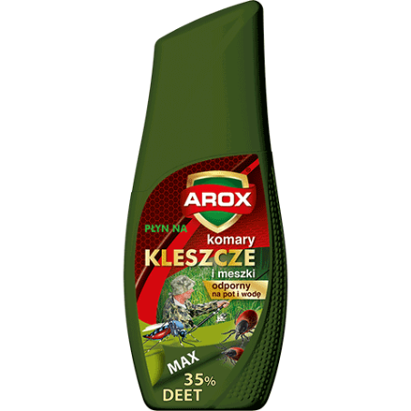 Płyn na Komary, Kleszcze i Meszki Max 35% DEET 50ml Arox