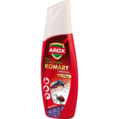 Płyn na Komary, Kleszcze Lawendowy dla Zwierząt 200ml Arox