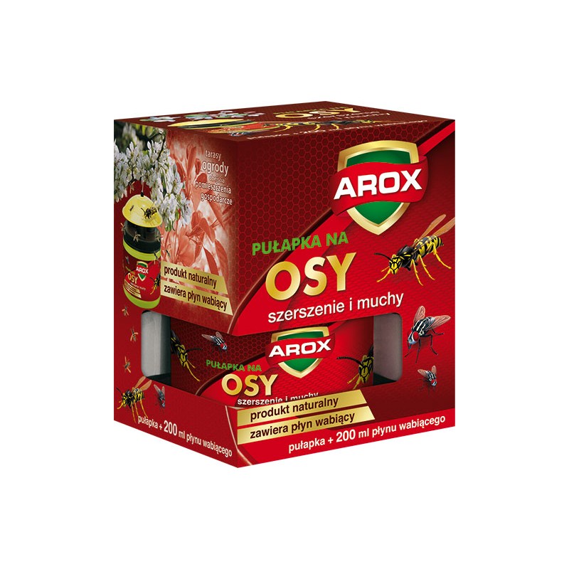 Pułapka na Osy, Szerszenie i Muchy (1 szt. + 200ml) Arox