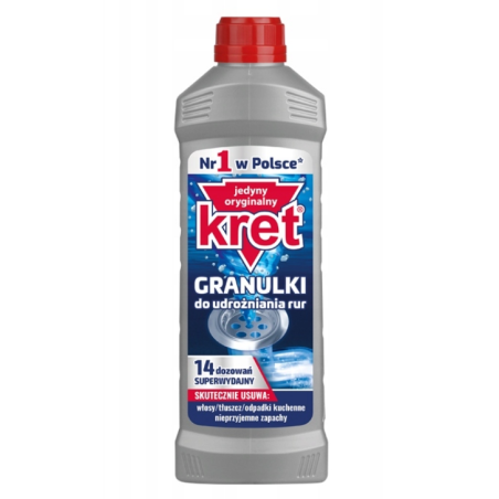 Granulat do Udrożniania Rur 560g Kret