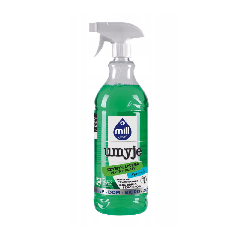 Płyn do Mycia Szyb i Luster 1,22L Mill Clean