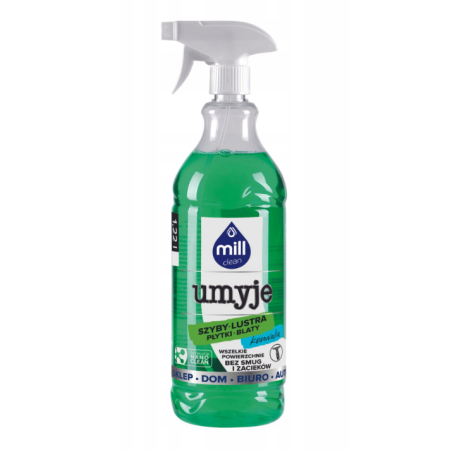 Płyn do Mycia Szyb i Luster 1,22L Mill Clean