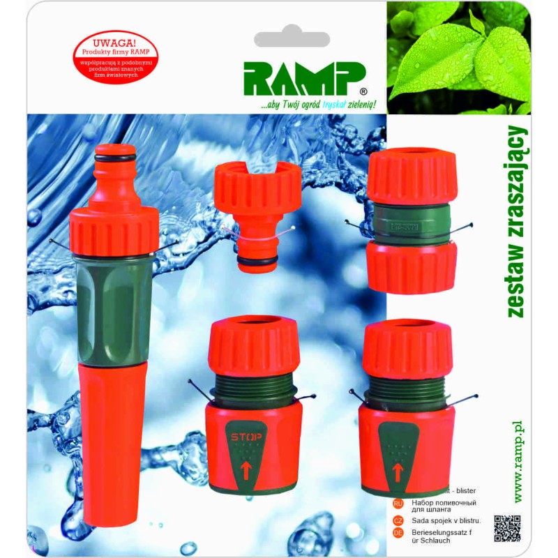 Zestaw Zraszający do Węża 1/2" Ramp R1512B