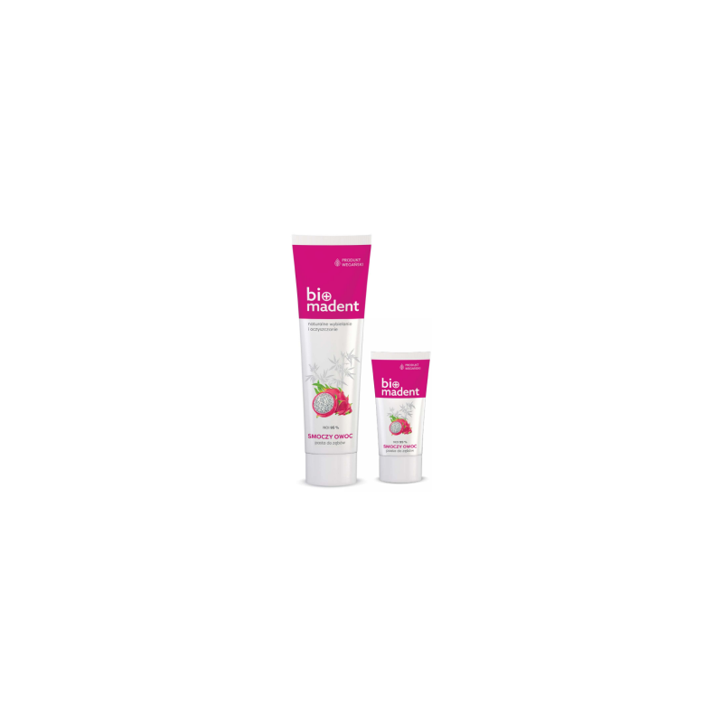 Wybielająca Pasta do Zębów Smoczy Owoc 100ml Bio Madent