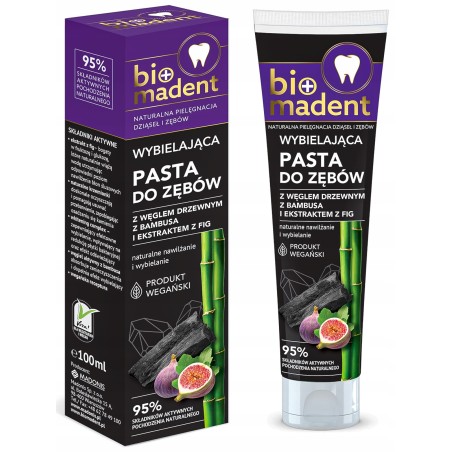 Wybielająca Pasta do Zębów Figa 100ml Bio Madent