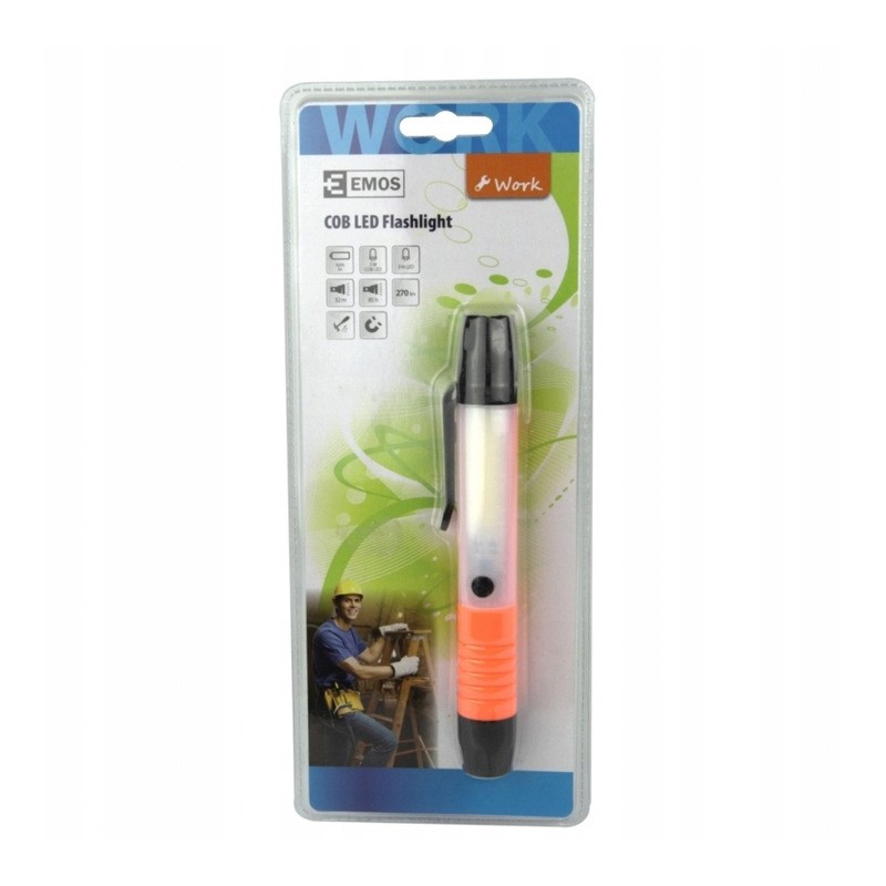 Latarka szperacz LED 3W COB 1440823100 3x AAA Emos