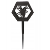 Lampa solarna wbijana Garden Line Hexagon Ptak czarny 37 cm 1 szt.