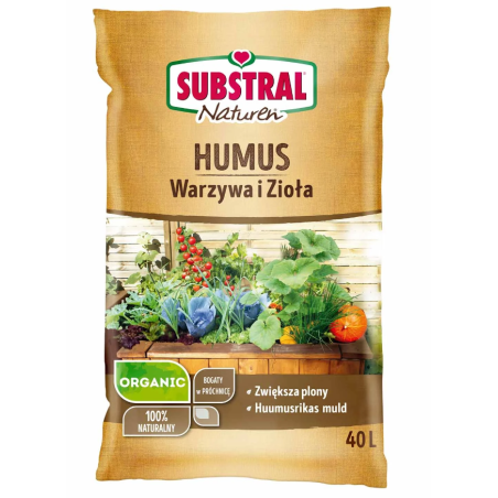 Humus do Warzyw i Ziół eko bio 40L SUBSTRAL