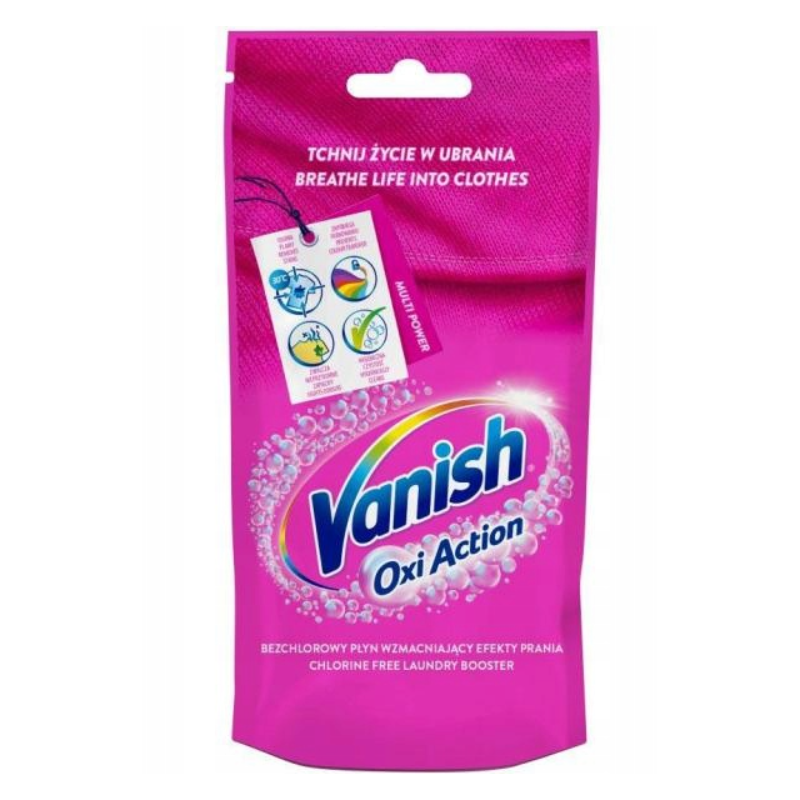 Odplamiacz Tkanin w Płynie 100ml Vanish Oxi Action