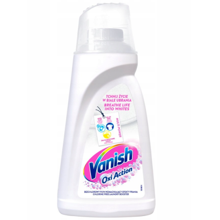 Odplamiacz do Białych Tkanin w Płynie 1L Vanish Oxi Action