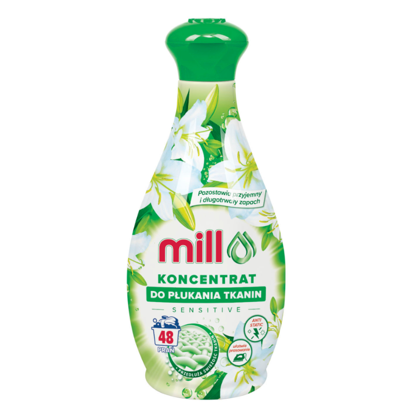 MILL koncentrat do płukania tkanin SENSITIVE 1,3l
