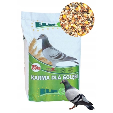 Karma Dla Gołębi Rozpłodowo-Lotowa RL 25kg Elpol