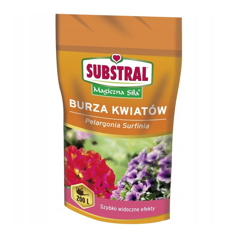 Nawóz Interwencyjny do Pelargonii i Surfinii "Burza Kwiatów" 200g Substral
